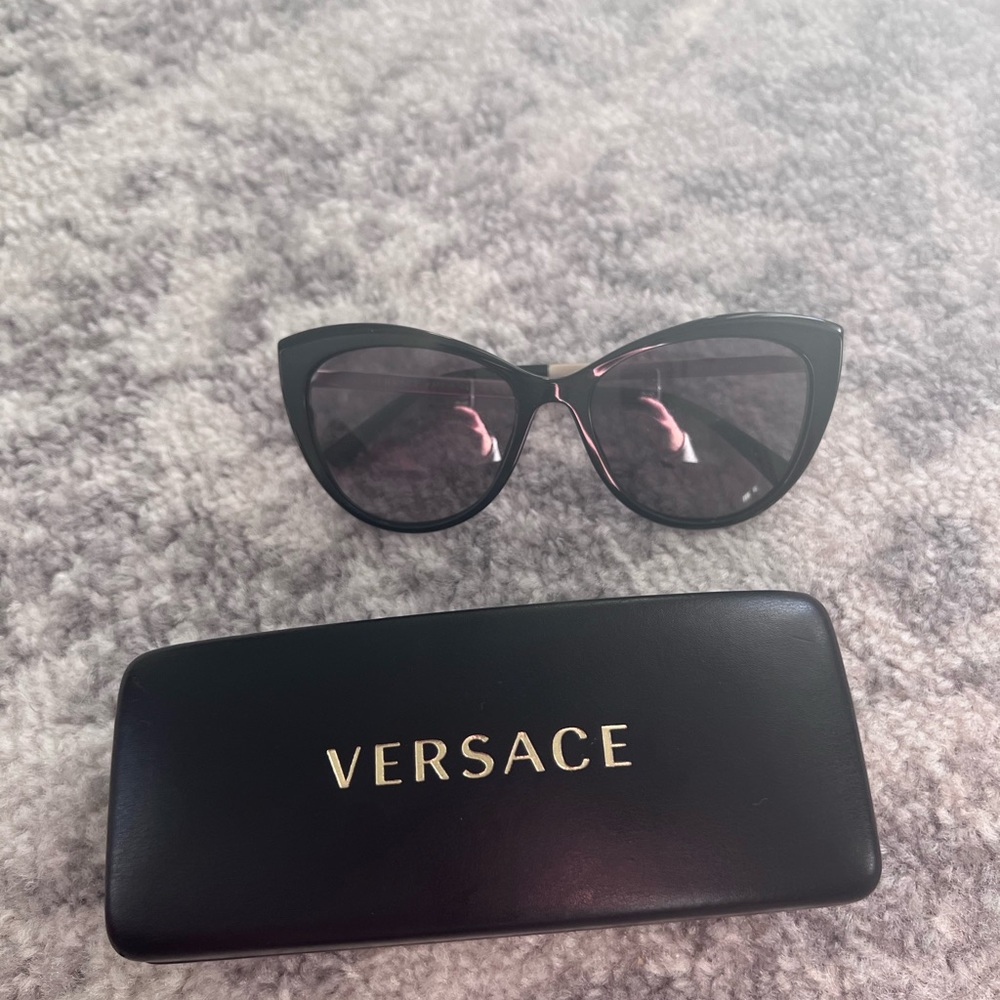 Versace sunglasses black cat eye